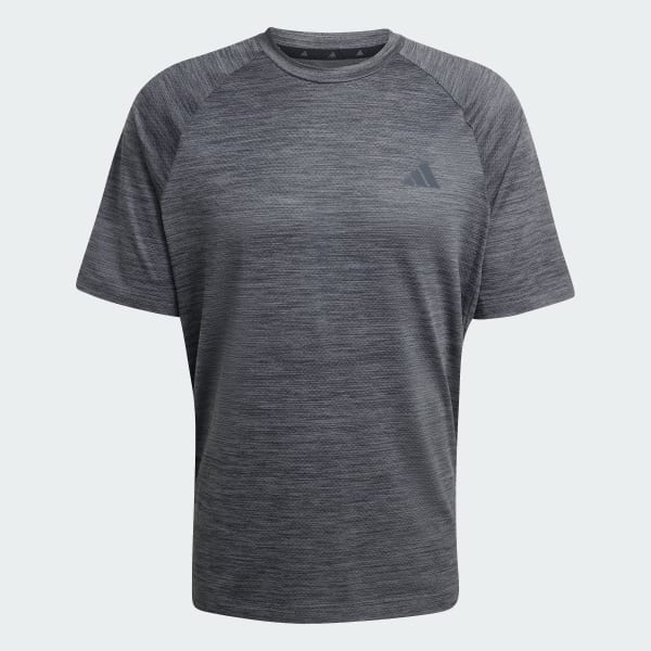 Black 테크 에센셜 워크아웃 티셔츠