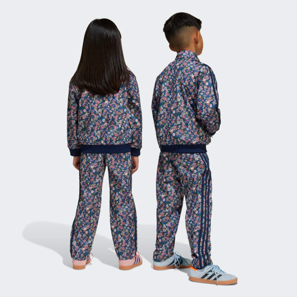 Μπλε adidas Originals x Liberty London Firebird Track Suit Kids
