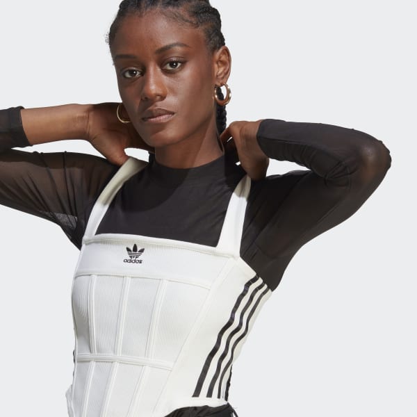 Corset Adidas White size M International in Synthetic - 41518072