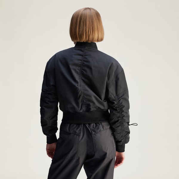 Adidas adidas by Stella McCartney TrueNature Woven Bomber Cropped Jacket WORLDWIDE DELIVERY