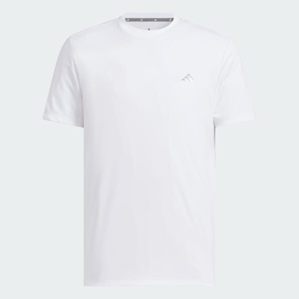 ホワイト クルーネック 半袖シャツ