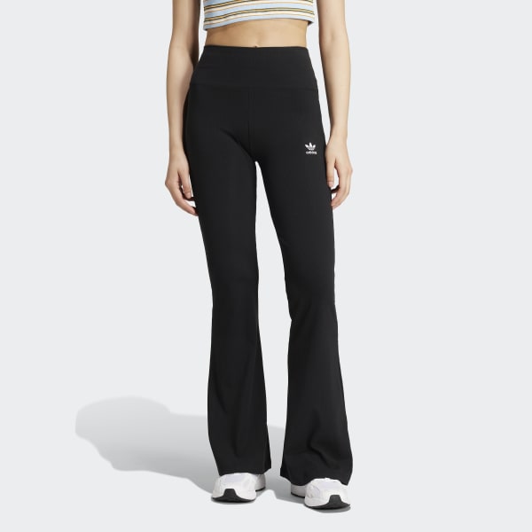 【ADIDAS】Ribbed Flared Leggings - Wonder Beige / JN3023 CLOTHING - Rib Flared Leggings - Pink | adidas Oman