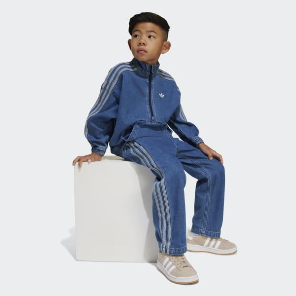 adidas Denim Set Kids - Blue | Free Shipping with adiClub | adidas US