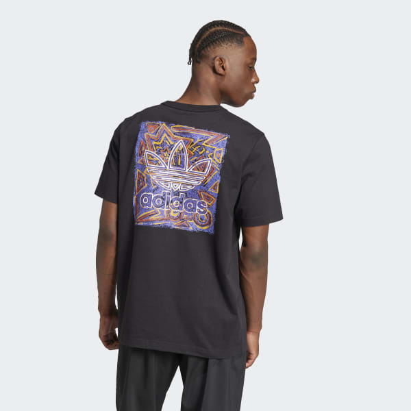 adidas Originals 90s Graphic Print T-shirt - Zwart | adidas