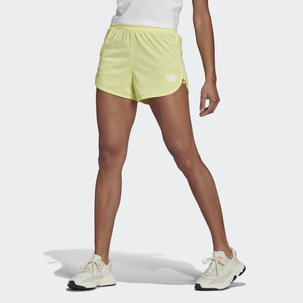 adidas Zip-Up Shorts - Yellow | H15803 | adidas US