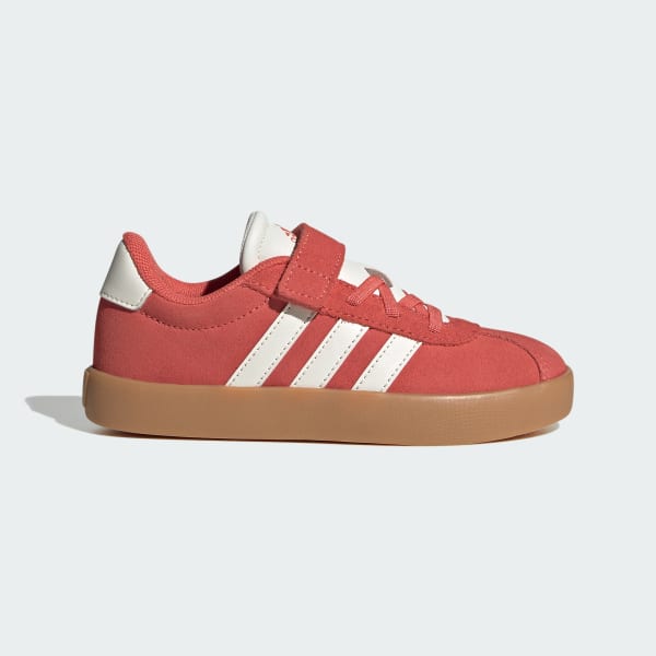 Red VL Court 3.0 Shoes
