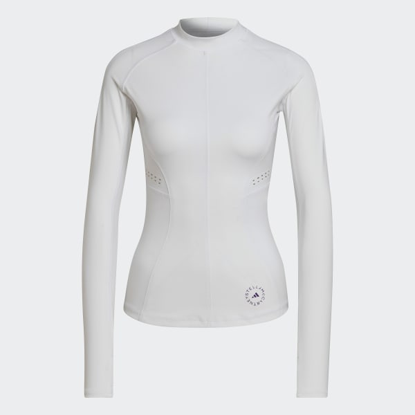 White adidas by Stella McCartney TruePurpose Training Long-Sleeve Top DM077