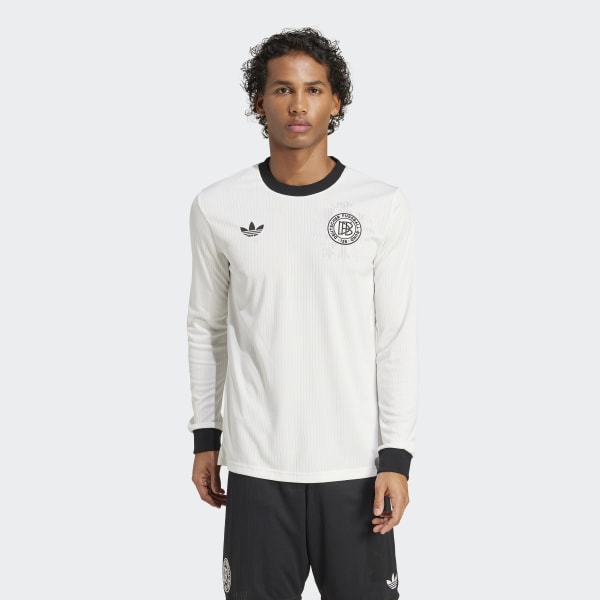 アディダス ドイツ代表 アニバーサリー長袖ユニフォーム - ホワイト