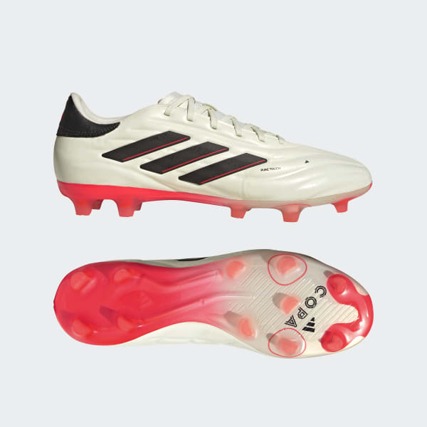 adidas Copa Pure II Pro Firm Ground Soccer Cleats - Beige | Free