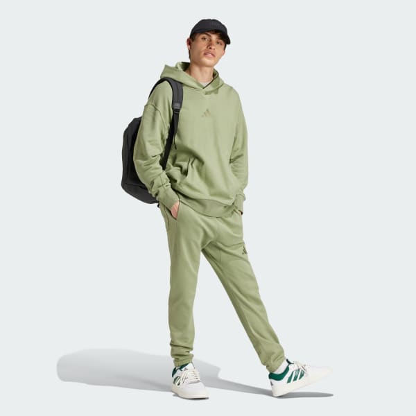 Verde Polera con Capucha ALL SZN Felpa Francesa