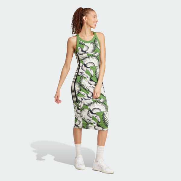 White adidas x FARM Premium Dress