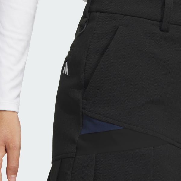 Black 플리티드 디테일 스커트