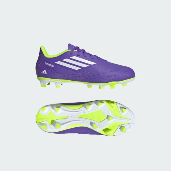 Roxo Chuteira Deportivo III Flexible Ground Infantil