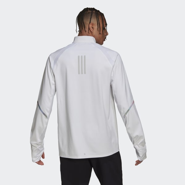 adidas Everydayrun Half-Zip Sweatshirt - White | adidas India