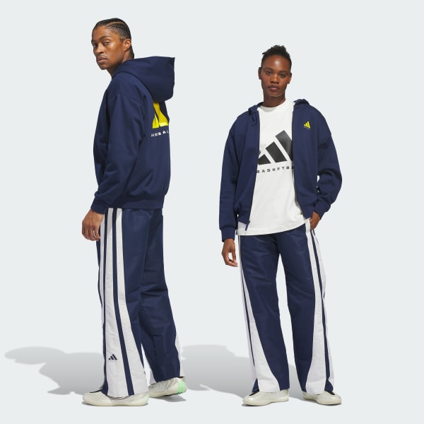 Azul PANTALÓN TEJIDO adidas BASKETBALL