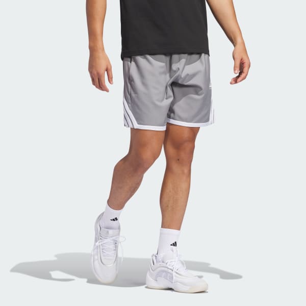 Adidas Crazy Lite Shorts Grey L 7 Mens Basketball Shorts