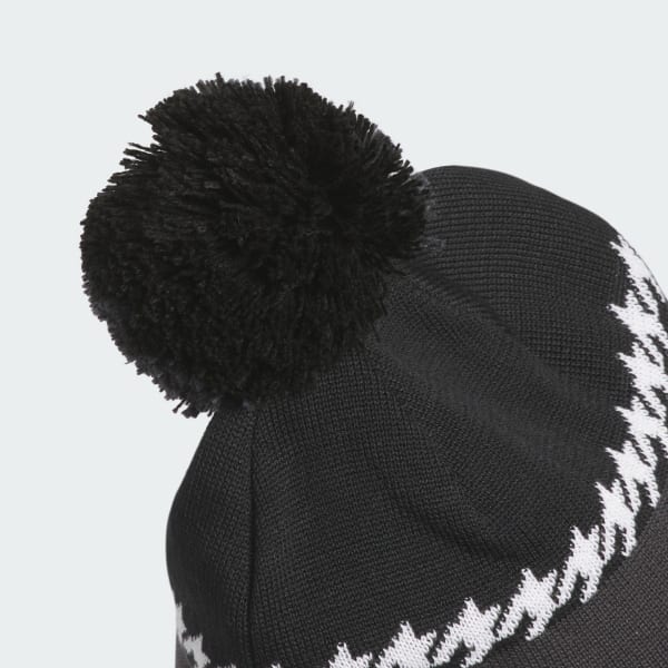 Black Cold.rdy 3- Stripes Pom Beanie