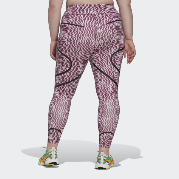 Hvit adidas by Stella McCartney TruePurpose Printed Treningstights SW789