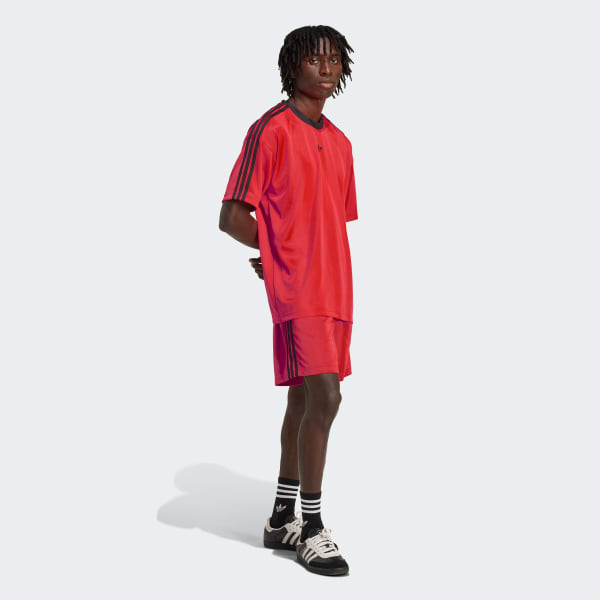 adidas Adicolor Jacquard Jersey - Red | Free Shipping with adiClub