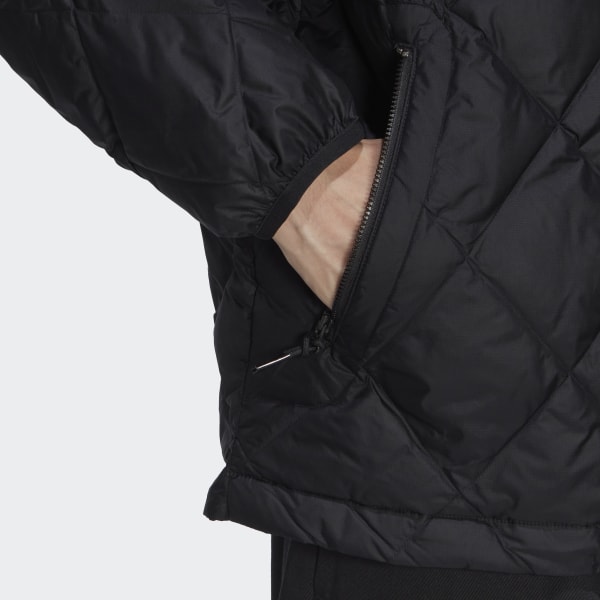 cerná Bunda Down Quilted Puffer TX387