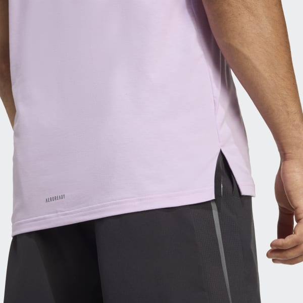 adidas Designed for Training Workout Tee - Purple | Free Shipping