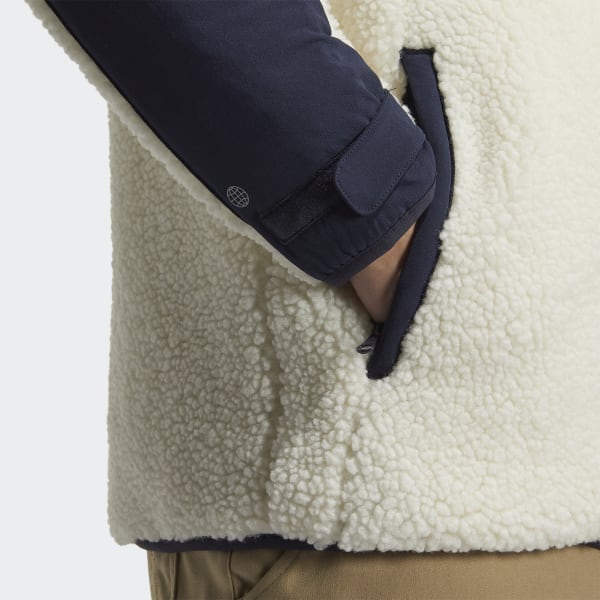 White Play Green Full-Zip BOA Long Sleeve Jacket QD690
