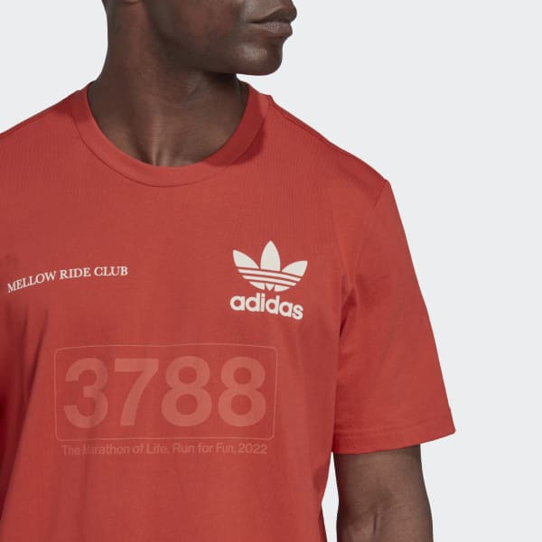 Rojo Polera Estampada Mellow Ride Club SV734