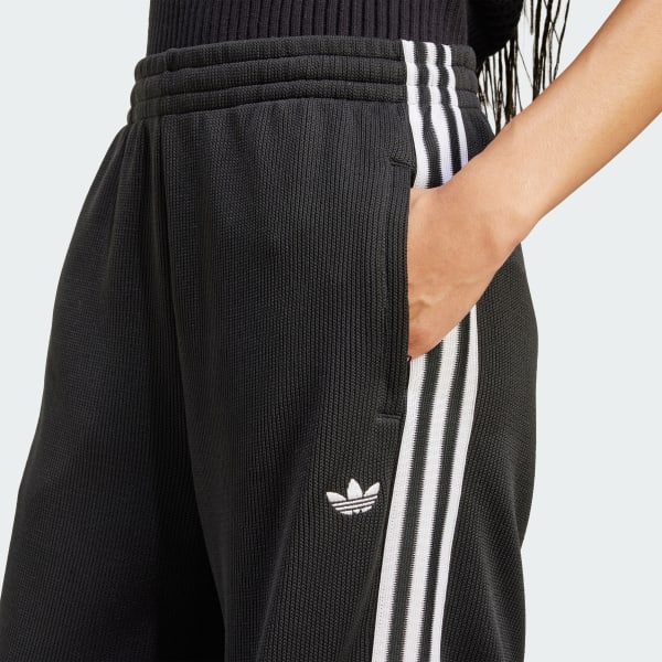 adidas Adicolor Firebird Knit Track Pants - Black | Free Shipping