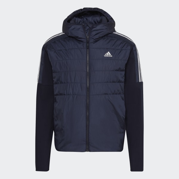 Blau Essentials Insulated Hooded Hybrid Jacke