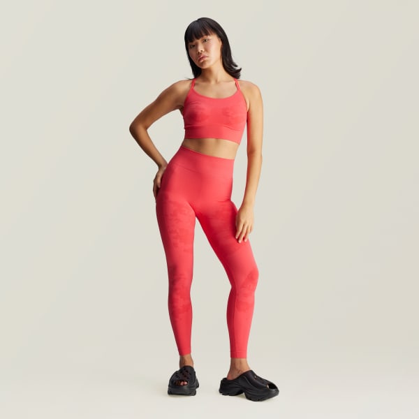 สีชมพู บราโยคะไร้ตะเข็บ adidas by Stella McCartney TrueStrength