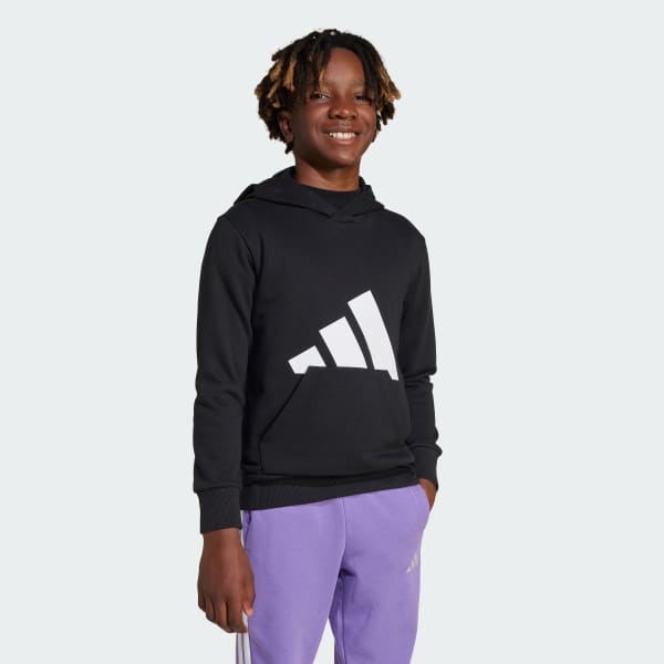 noir Sweat-shirt à capuche Essentials Enfants