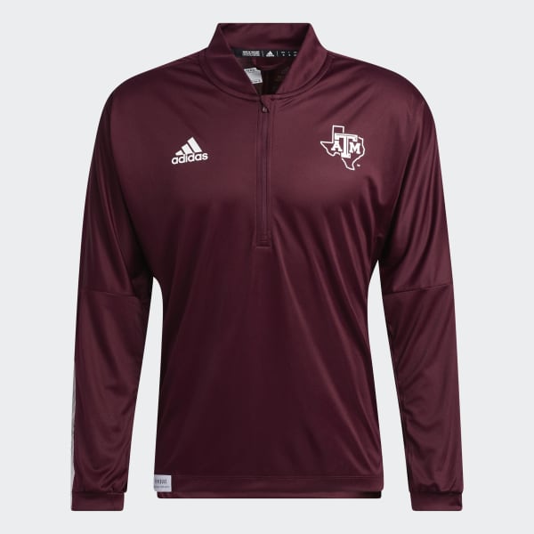 Multi Aggies Long Sleeve Quarter-Zip Knit Sweatshirt JG112