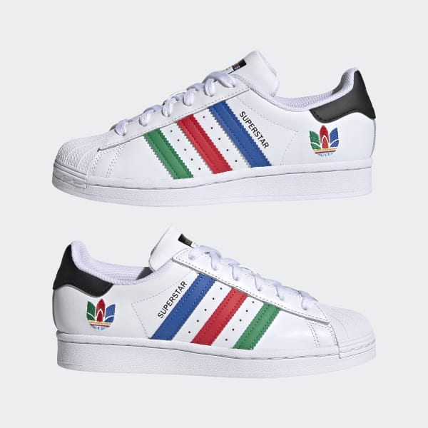 Adidas colorido cheap superstar