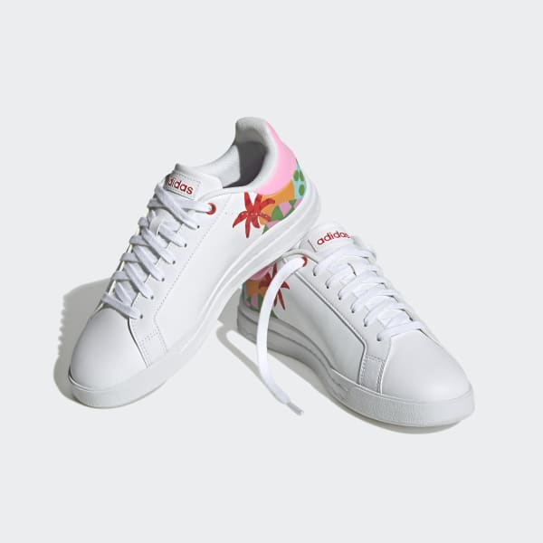 Blanc Chaussure Court Silk