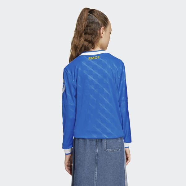 adidas Real Madrid 25/26 Long Sleeve Third Jersey Kids
