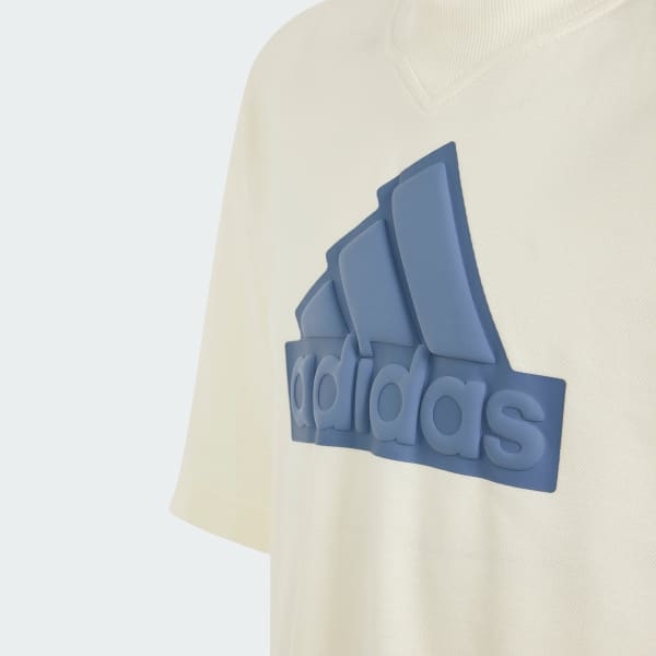 Beige Future Icons Logo Piqué T-Shirt