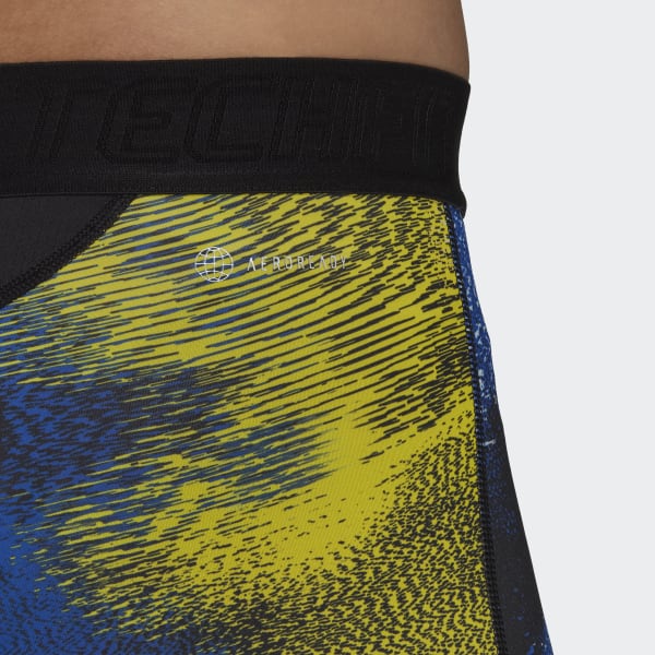 Multicolor Techfit Allover Print Training Short Tights HG505