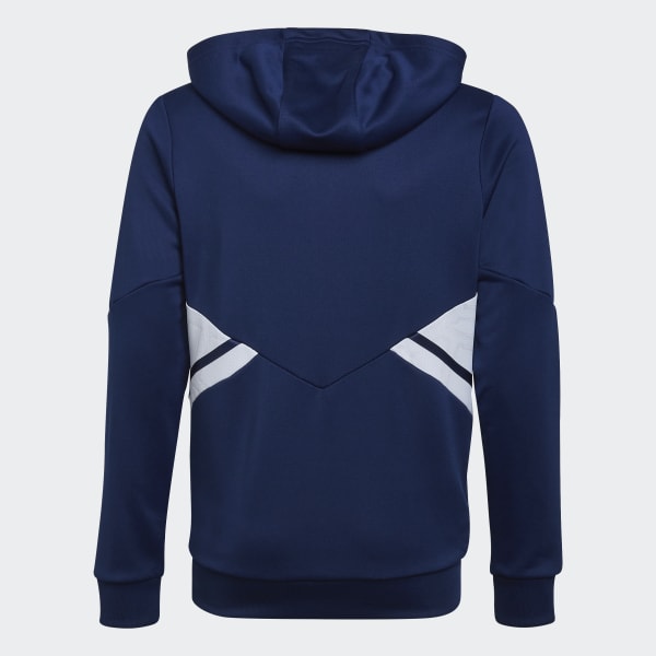 Adidas navy blue hoodie clearance