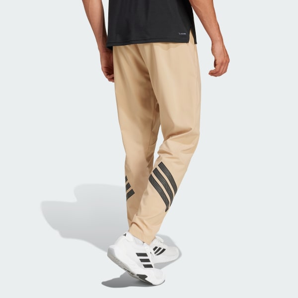 Marrone Pantaloni Icon 3-Stripes Woven