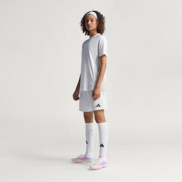 Blanc Chaussure F50 Sparkfusion Elite Mid terrain souple et gazon artificiel