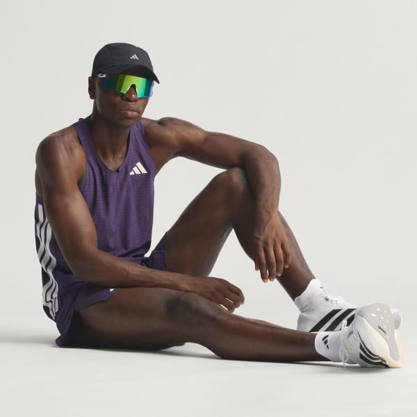 Lilla Adizero Running singlet