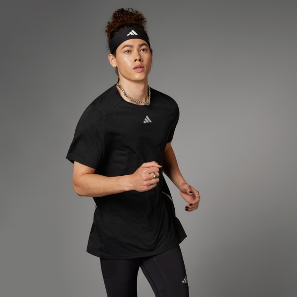 Black Win Confidence Running Tee