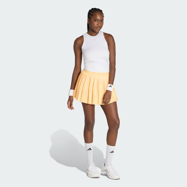 Arancione Gonnellino Club Pleated