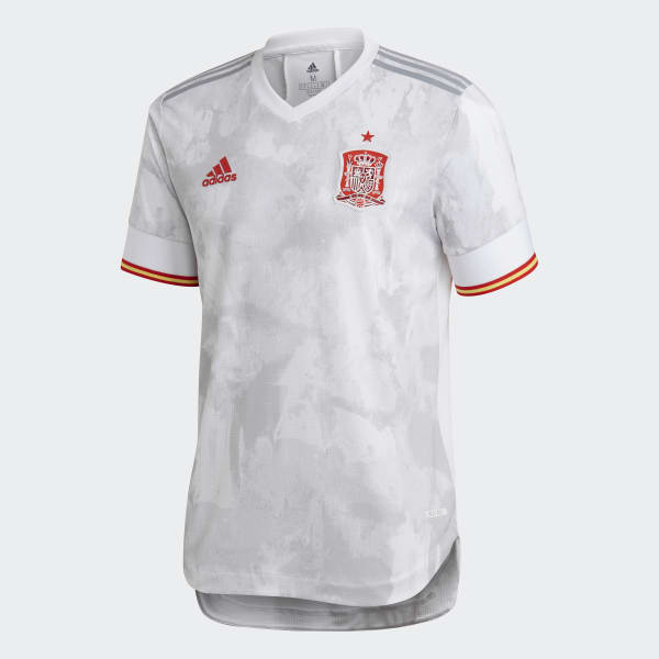 Bianco Maglia Away Authentic Spain GLL47