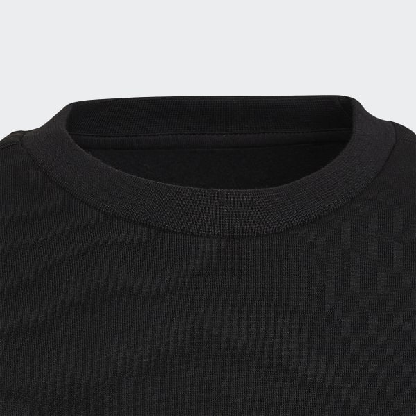 Negro Sudadera cuello redondo Adicolor