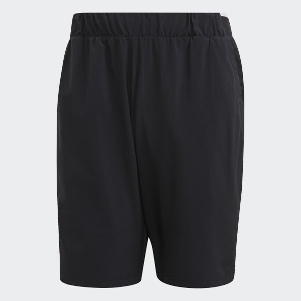 Black Club Stretch-Woven Tennis Shorts