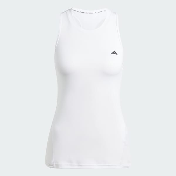 White Designed for Training Tank Top