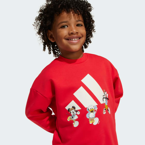 adidas x Disney Mickey Mouse Sweatshirt Kids Red adidas Singapore