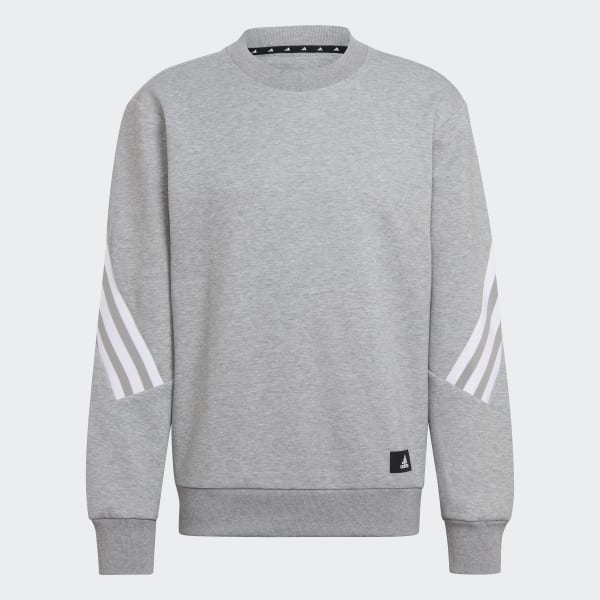 Γκρι adidas Sportswear Future Icons 3-Stripes Sweatshirt WU893