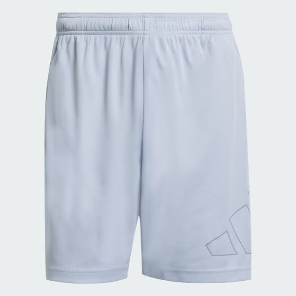Grey WORKOUT ESSENTIALS BASE PIQUE BIG LOGO SHORTS